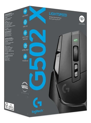 Mouse Gamer Inalámbrico Recargable Logitech  G Series G502 X