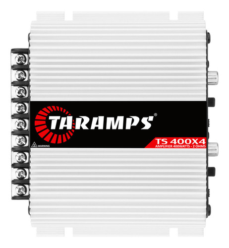 Modulo Taramps Ts400x4 400w 2 Ohms Entrada Fio E Rca Ts 400x4 Amplificador 400w 4 Canais Som Automotivo