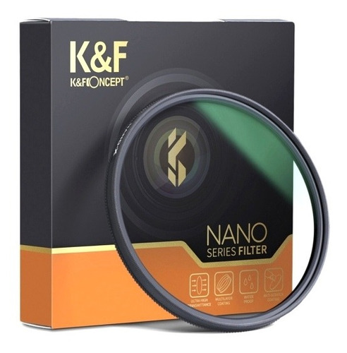 Filtro K&f Concept 52mm Polarizado Nano Series 