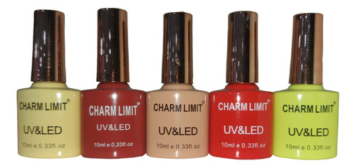 Set Esmaltes Semipermanente X 12 Unidades Charm Limit Cabina