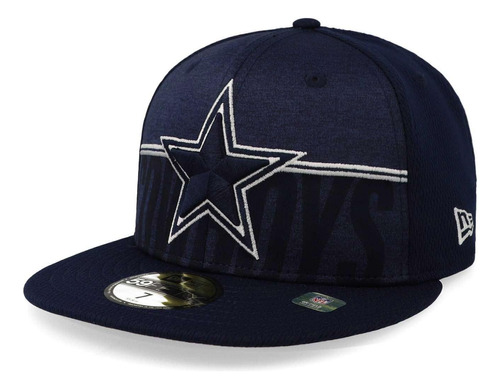 Gorra New Era 59 Fifty Nfl Training 23 Cowboys Azul Marino C