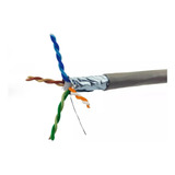 Cabo Para Uso Externo Blindado Cat6a Furukawa 20mts Crimpado