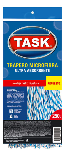 Repuesto Trapero Task Microfibra 250g