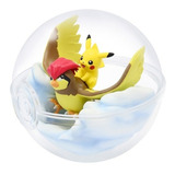 Pikachu Y Pigeon, Pókemon Terrarium No. 5, Re-ment, 1 Pieza