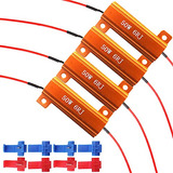 Resistencias De Carga Led De 50w 6ohm Luces Intermitent...