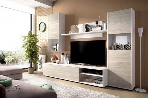 Modular Mueble Rack Nordico Escandinavo Moderno Juvenil Tv4