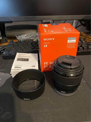 Sony Lente Sel Fe 50mm F/1.8 