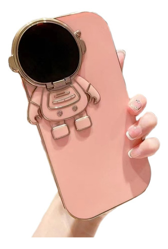 Capa Capinha Para iPhone Com Astronauta De Proteção Câmera