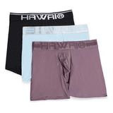 Tripack Boxer Largo 3/4 Lickra Hawai 3 Piezas Colombiano