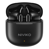 Auriculares Bluetooth Niviko Tws In Ear Buds Nvk-a6790 Negro