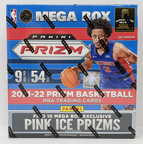 Panini Prizm Nba Basketball Mega Box - 10 Prizms De Hielo Ro