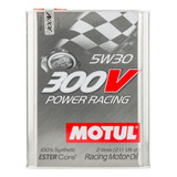 Aceite Motul 300v Power Racing 5w30 Lata X2 Litros