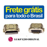 Kit 05 Conector De Carga Usb LG K9 X210 (frete Grátis)