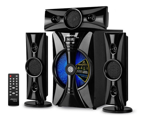 Steelpro Minicomponente Home Theater 8,000 W - Armony - b3.1 Color Negro Potencia Rms 475 W