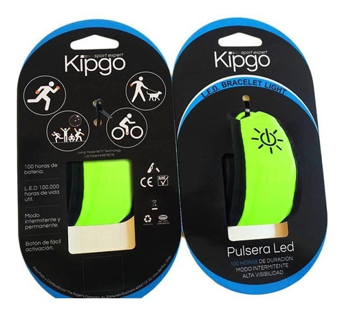 Pack 100 Pulseras Led Running Y Ciclismo (color A Elección)