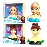 Cabeza Para Peinar A Tu Princesa Frozen Elsa Anna  Original