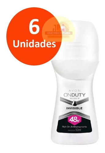 Avon Roll-on On Duty Women Invisible (6 Unidades)