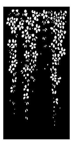Panel Decorativo Chapa 0.90mm 0.60x1.20 Diseño Flores