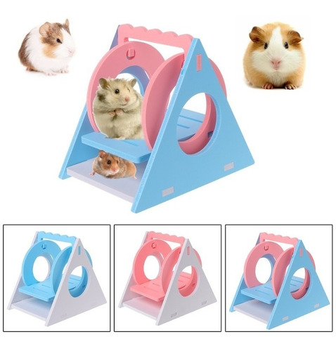 Hamster Casa De Madeira Animal Ratos Acessórios Home Gaiola