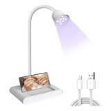 Uv Led Nail Curing Lamp With Phone Holder, 20w Portable Nail