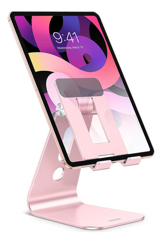 Suporte De Mesa Portátil Omoton T2 Para Tablet Rose Gold