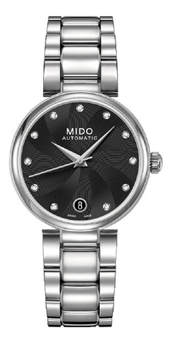 Reloj Mujer Mido M022.207.11 Automático Pulso Plateado En
