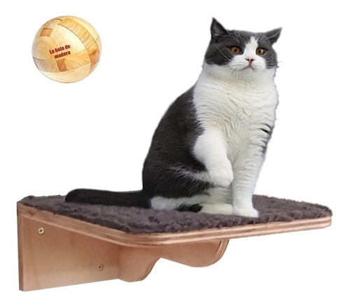 Repisa Tipo Cama Para Gatos Con Tapizado Suave