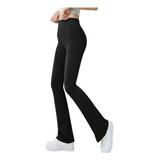 Leggings Acampanados Pantalones De Yoga Mujer Cintura Alta