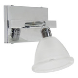 Aplique Moderno Pared Lampara 1 Luz Tulipa Apto Led G9 Baño 