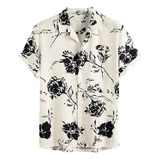 Men's Summer Hawaiian Beach Shirt Outdoor Party