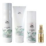 Kit Wella Pros Nutricurls - Sh E Cond Co-wash E Lv E Óleo