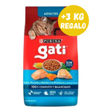 Gati Gato Adulto Pescado Y Salmon X 15 + 3 Kg - Happy Tails