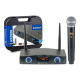 Microfone Profissional Karsect Sem Fio Krd200 Wi-fi Eventos