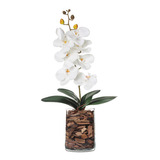 Arranjo De Flores Artificiais Orquidea Artificial Decoração