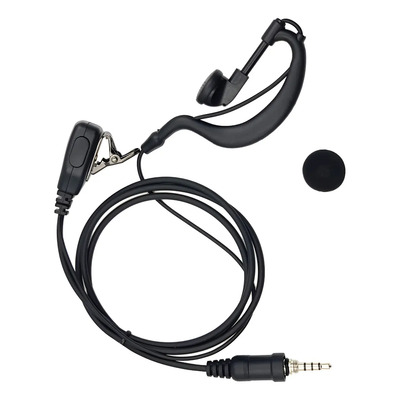 Auriculares En Forma De G Con Micrófono Ptt Para Vertex Radi