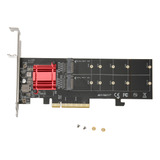 Adaptador Pcie Dual Nvme M.2, Función De Bifurcación Ssd A 3