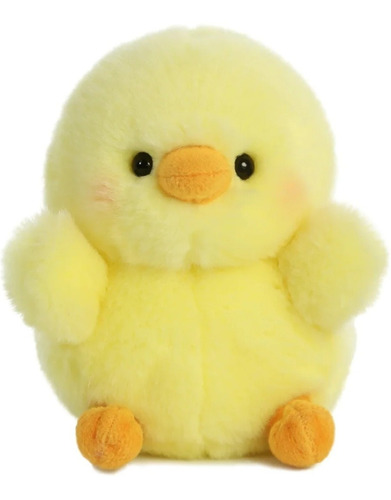 Pollito Amarillo De Peluche Marca Aurora Rolly Pet 12.7cm