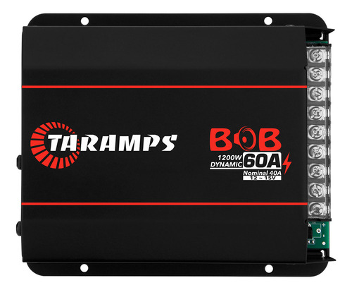 Fonte Taramps 60a Bob Bivolt 1200w Carregador De Bateria Cor Preto