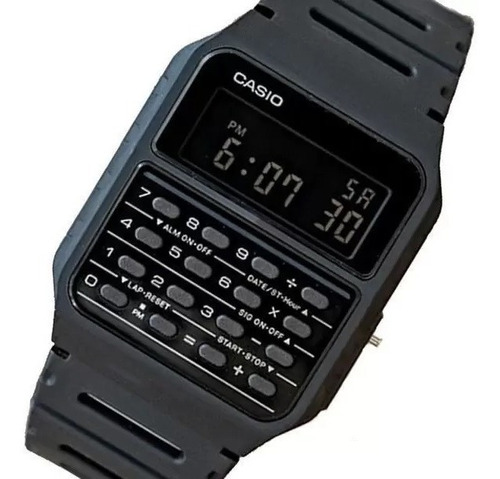 Relógio Casio Ca-53wf-1bd Calculadora Alarme Cronômetro Ca53