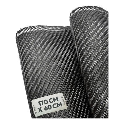 Tela Fibra de Carbono Real Omova Negra 170x60cm Para Autos y Bicicletas | Envío gratis