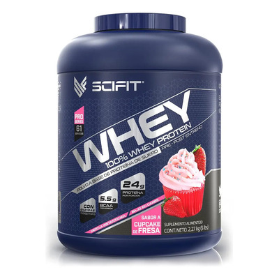 Suplemento en polvo Scifit Pro Series Proteina whey de Whey Protein sabor cupcake de fresa x 2.27kg | Meses sin interés