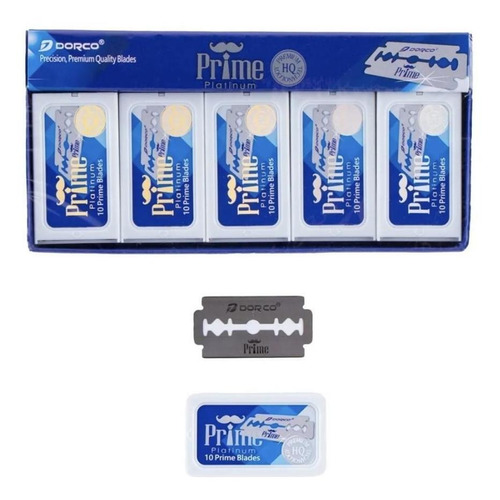 Hojillas Dorco Prime Platinum Para Navaja 100 Filos