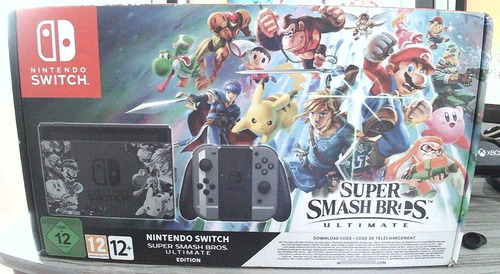 Nintendo Switch Edição Limitada Smash Bros (sem Jogo)