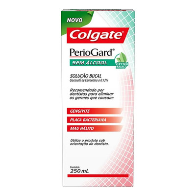 Enjuague bucal Colgate Periogard sin alcohol Menta 250ml | Meses sin interés