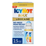 Icy Hot Max Roll On Lidocaina Y Mentol 2.5oz 100% Americano