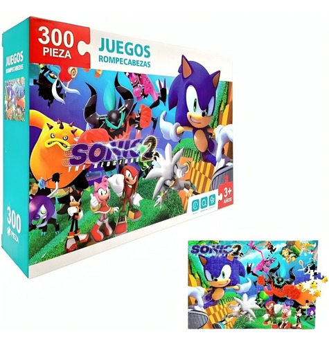 Rompecabezas Sonic Adventure 300 Piezas Videojuegos Sega