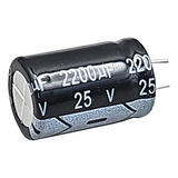 Capacitor Electrolítico 2200uf 25v, 105°c (10 Piezas)