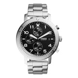 Relógio Masculino Fossil Ch3082/1pn 46mm Pulseira Aço Prata