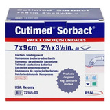 Pack X 5 Cutimed Sorbact 7x9cm