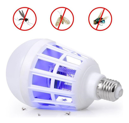 Bombillo Mata Zancudos Insectos Luz Led 60w